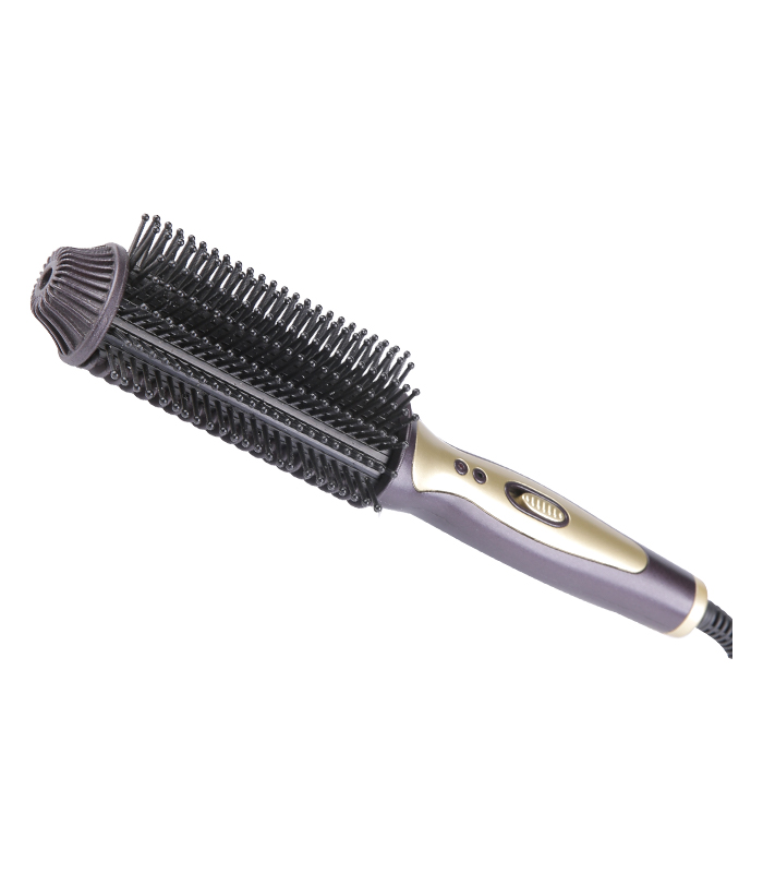 Electric Hot Comb kerámia bevonat Hajkiegyenesítő kefe ZR-070B